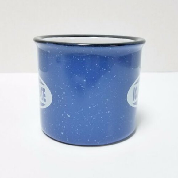 Iowa State University Campfire Mug Blue Speckle - Picture 3 of 7